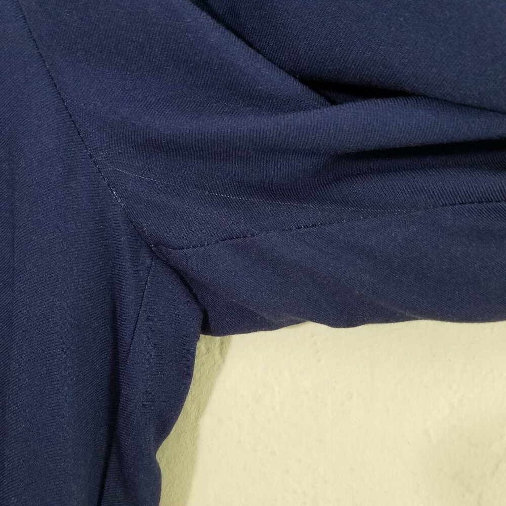 NWT La Blanca Womens Palazzo Pants Blue Pull-On Wide Leg Size M - Picture 4 of 8